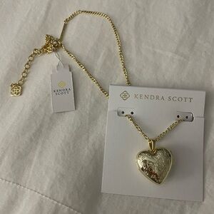Kendra Scott x Love Shack Fancy Heart Locket Necklace